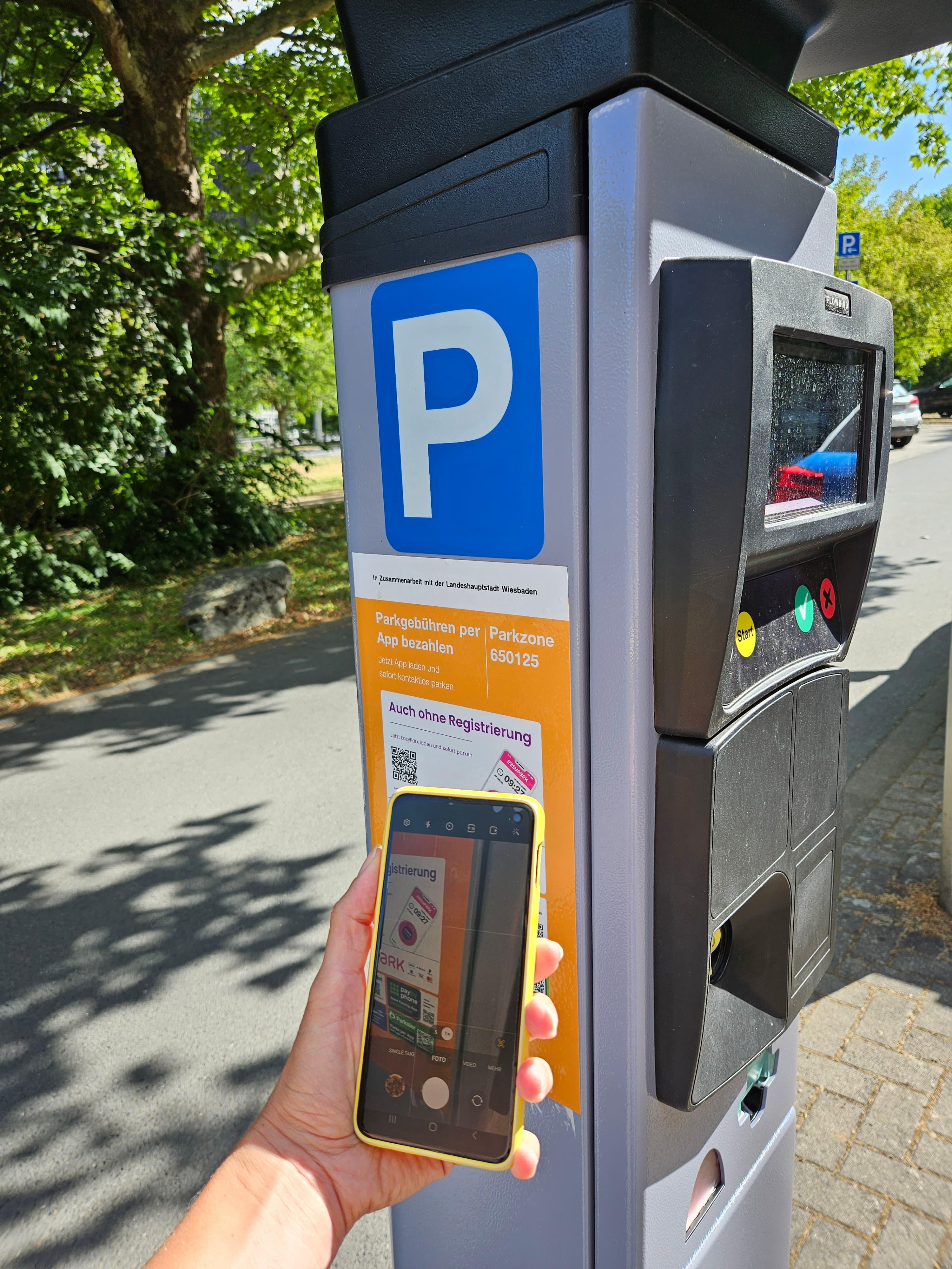 Handyparken in Wiesbaden: App statt Parkschein
