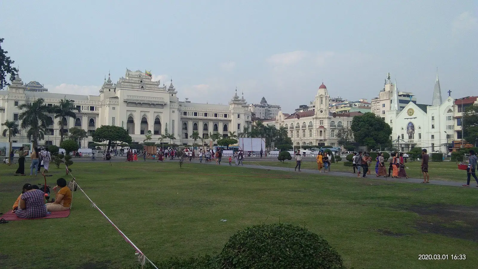Yangon in Myanmar. Archivaufnahme von 2020.